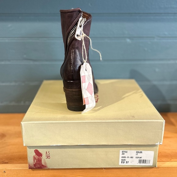 A.S.98 Jase Ankle Bootie- Eggplant - Picture 4 of 4
